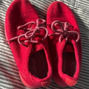 All birds Shoes. Lace up. Red. Size 9